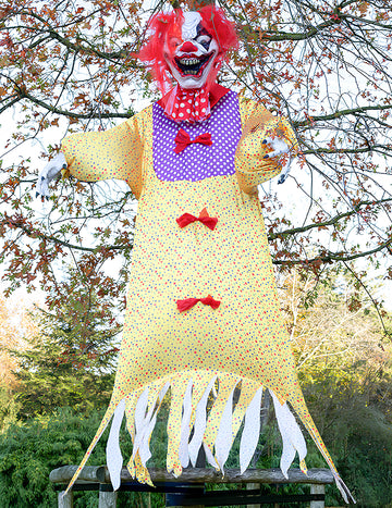 Décoration Halloween Clown Terrifiant Suspendu 350cm