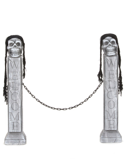 Halloweenská dekorace předního světla hrobky 72 cm