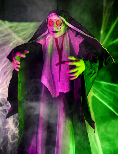 Náboženská světelná dekorace s motivem zombie 137 cm