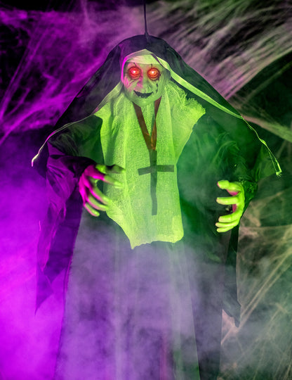 Náboženská světelná dekorace s motivem zombie 137 cm