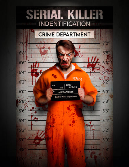 Látková dekorace policejní identifikační stěna 1,20 x 2 m 