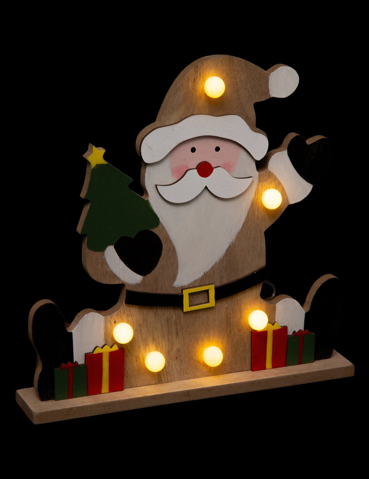 Svítící dekorace Santa Claus 25 cm 