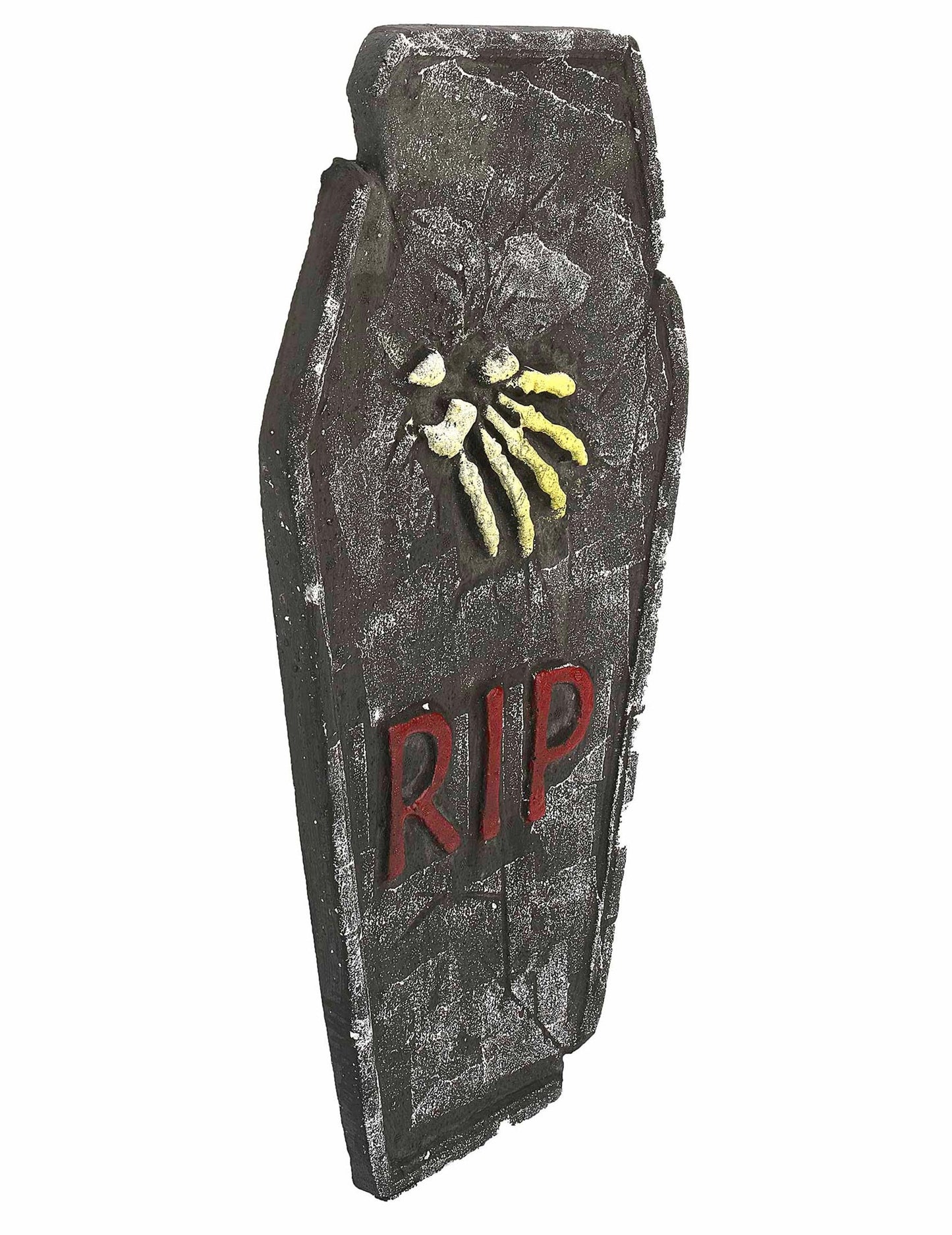 Vue de profil de la décoration pierre tombale Halloween