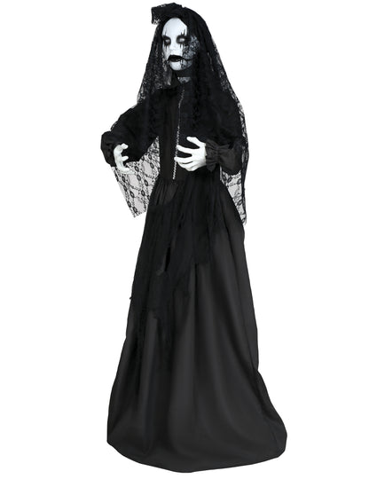 Animovaná, světelná a zvuková dekorace panenky 170 cm