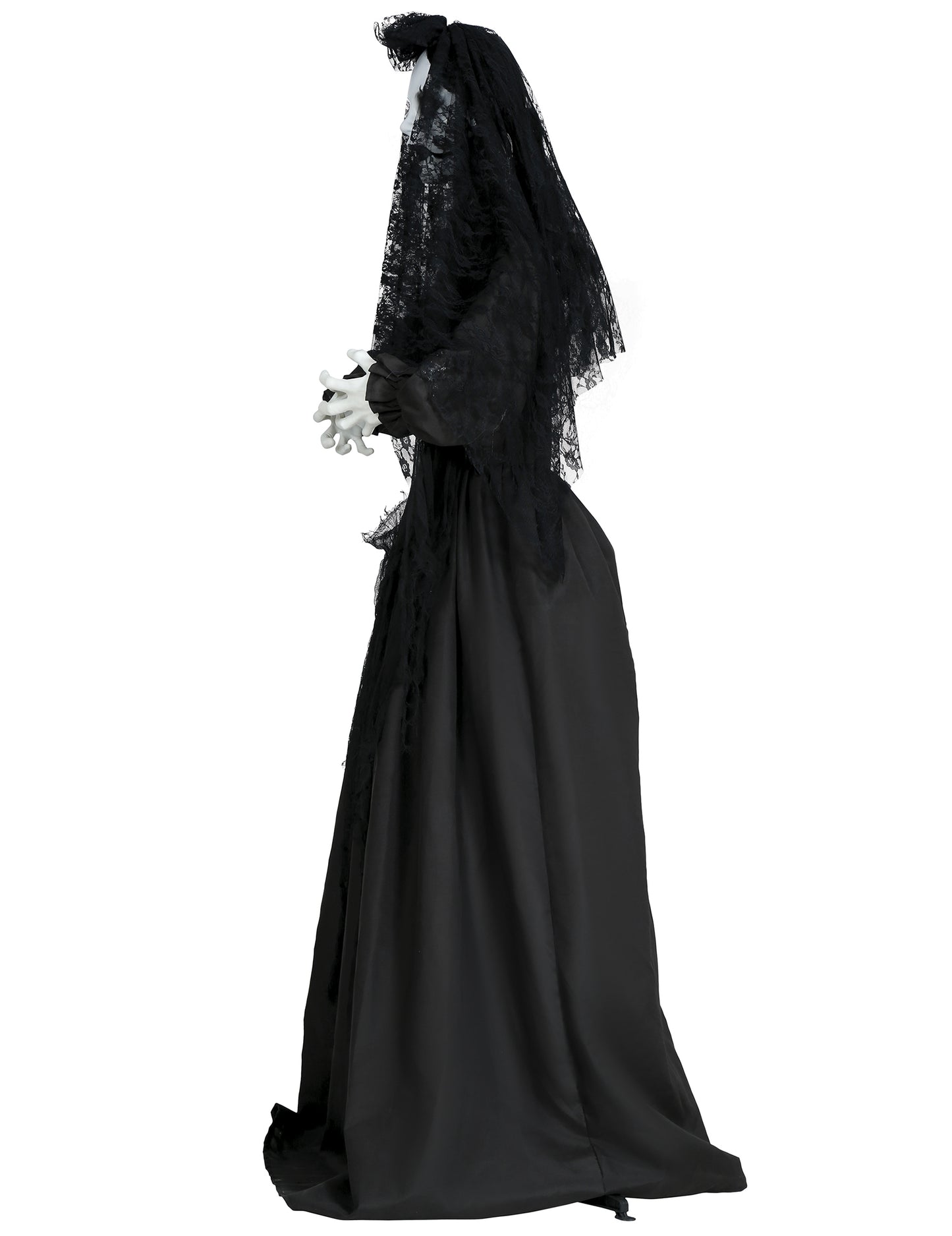 Animovaná, světelná a zvuková dekorace panenky 170 cm