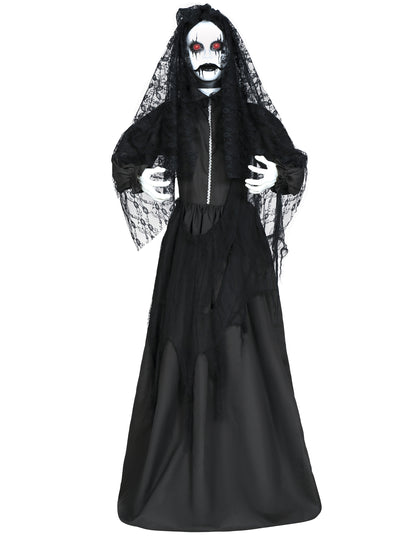 Animovaná, světelná a zvuková dekorace panenky 170 cm