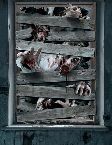 Dekorace okna Zombie 80 x 120 cm