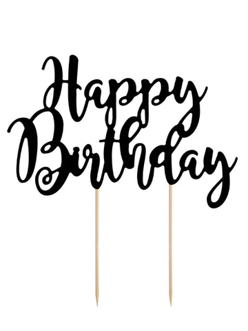 Ozdoba na dort k narozeninám 23 x 20 cm