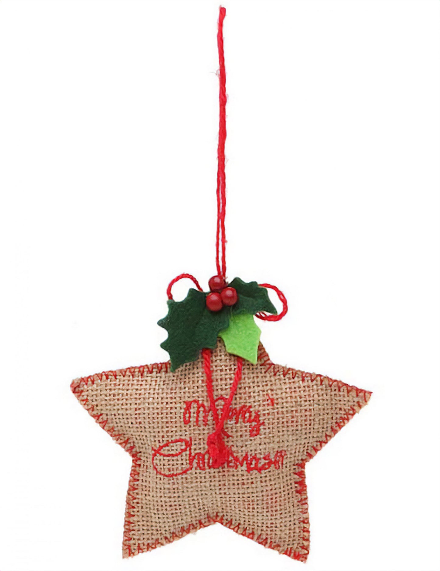 Závěsná hvězda z látky 13 cm 