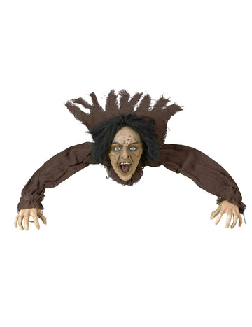 Zvuková a světelná dekorace čarodějnice 90 cm Halloween