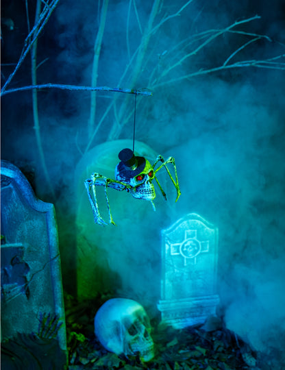 Dekorace Skeleton Spider Halloween 23 x 30 cm