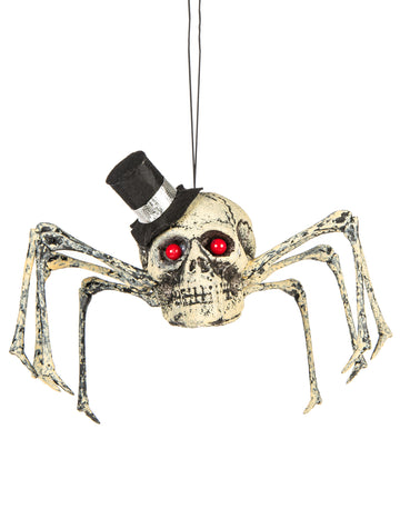 Halloweenská dekorace pavoučí kostry 23 x 30 cm
