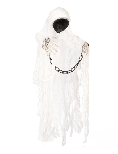 Vue d'ensemble de la décoration squelette faucheuse enchainé