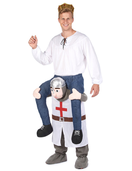 Kostým rytíře na zádech pro dospělé