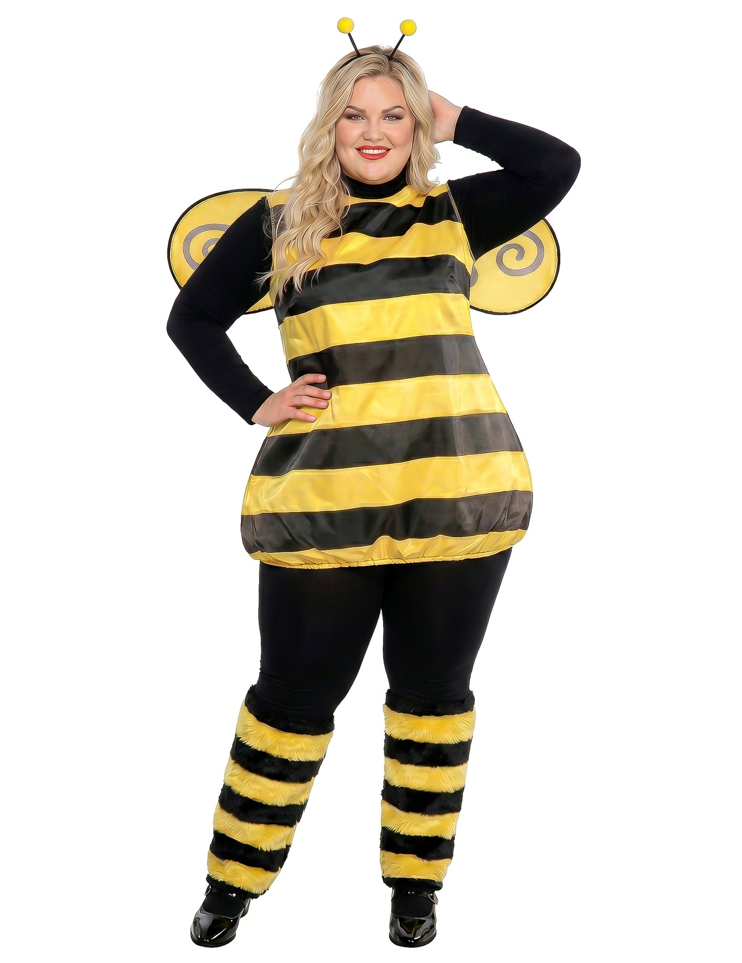 Bienen Kostüm für Damen gelb-schwarz