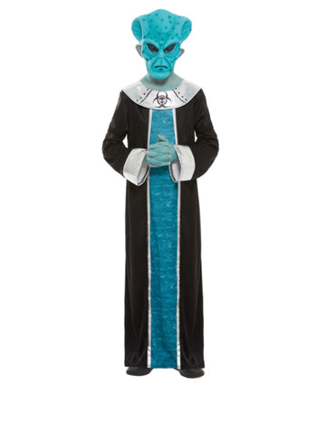 Modrý kostým mimozemšťana pro chlapce