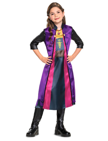 Elsa Frozen - Die Eiskönigin 2™ Basic Anna-Kostüm für Mädchen