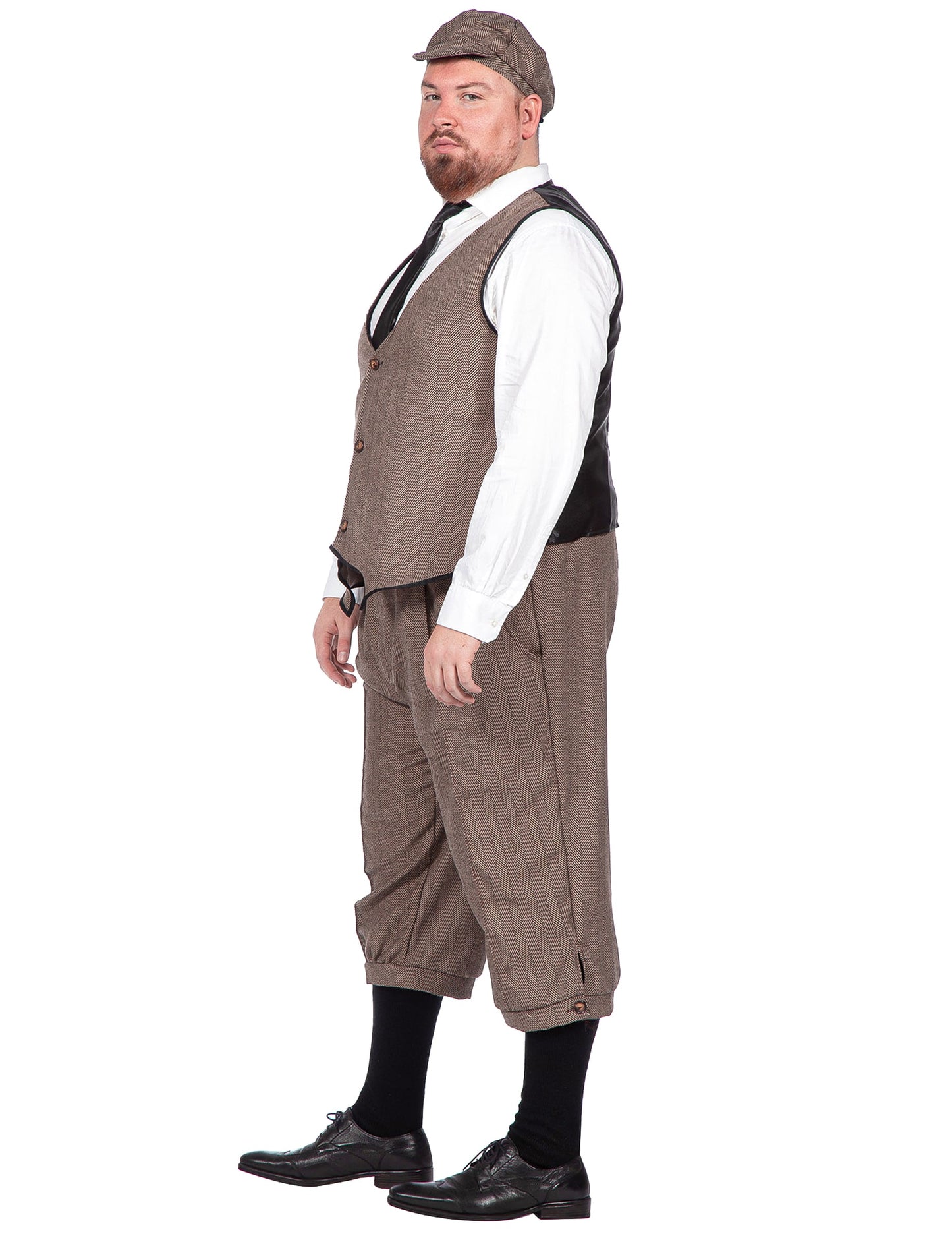 20er-Jahre-Kostüm braun Luxus Herren