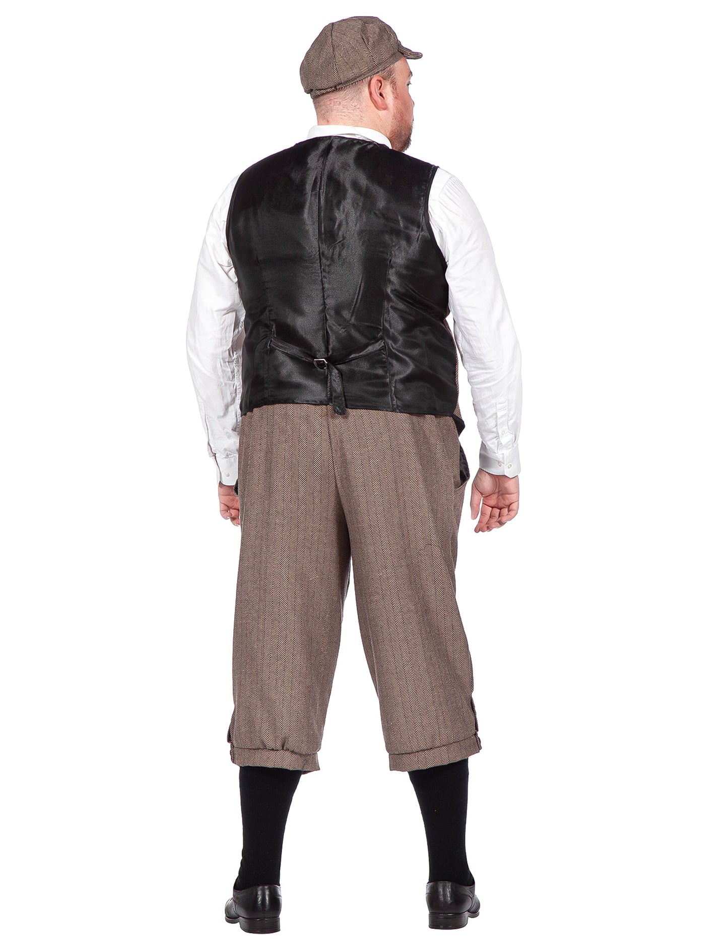 20er-Jahre-Kostüm braun Luxus Herren
