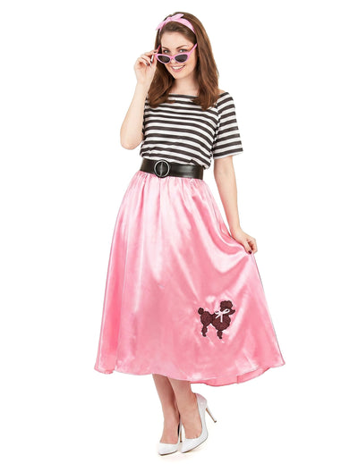 Déguisement années 50 rose femme
