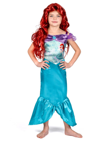 Základní kostým Malé mořské víly Ariel pro dívky