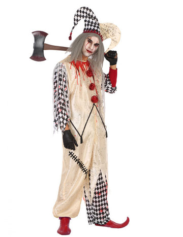 Pánský kostým krvavého harlekýna