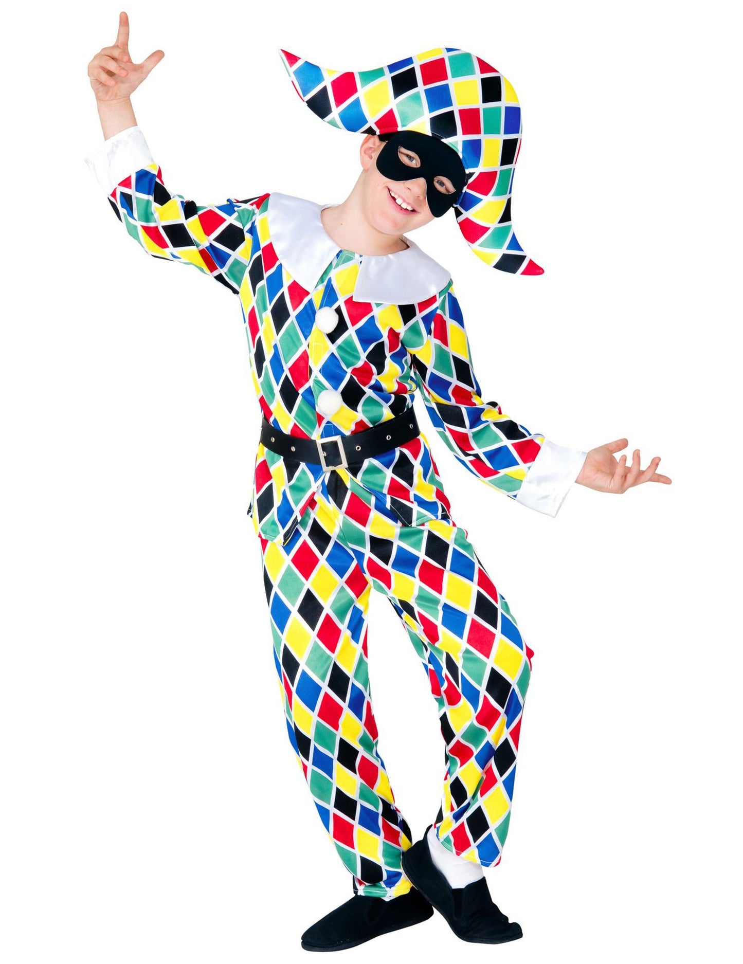 Dětský vícebarevný kostým Arlequin
