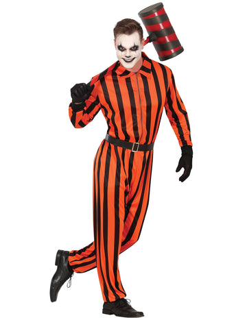 Pánský kostým vězeňkyně harlekýna