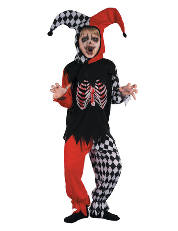 Chlapecký kostým krvavého harlekýna
