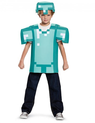 Dětský kostým z brnění Minecraft