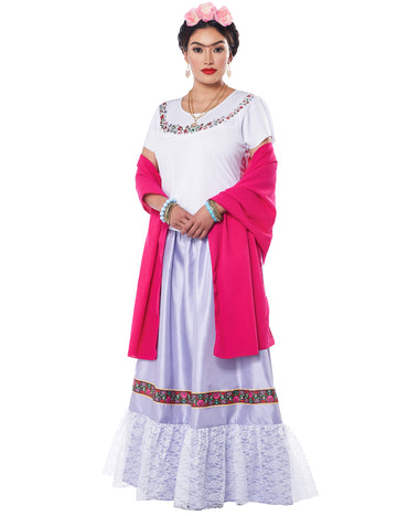 Mexikanisches Künstlerinnen-Kostüm für Damen