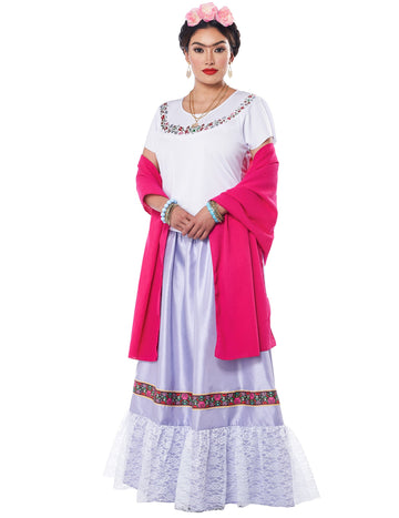 Luxusní kostým mexické umělkyně pro ženy