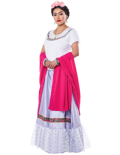 Mexikanisches Künstlerinnen-Kostüm für Damen