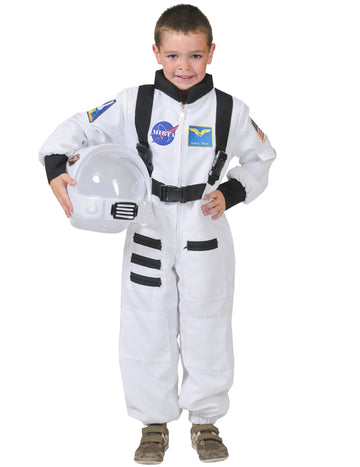 Dětský bílý kostým astronauta