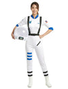 Déguisement astronaute pour femme blanc avec bretelles et casque