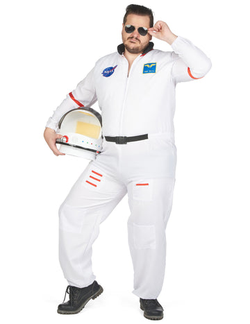 Pánský kostým astronauta pro plnoštíhlé