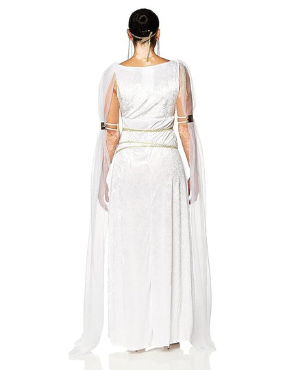 Pohled zezadu na kostým Athénské ženy