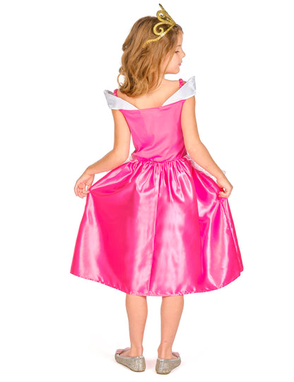 Vue de dos du déguisement Aurore La Belle au bois dormant™