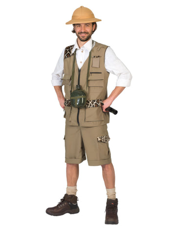 Déguisement aventurier safari homme