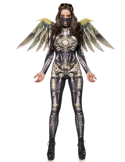 Luxusní steampunk pilotní kostým pro dámy