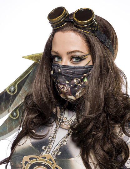 Luxusní steampunk pilotní kostým pro dámy