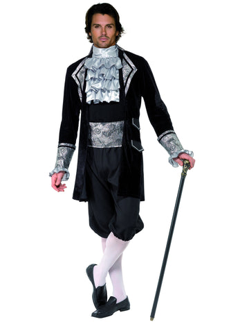 Pánský stříbrný barokní kostým