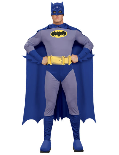 Batman™-Kostüm für Herren mit Maske blau