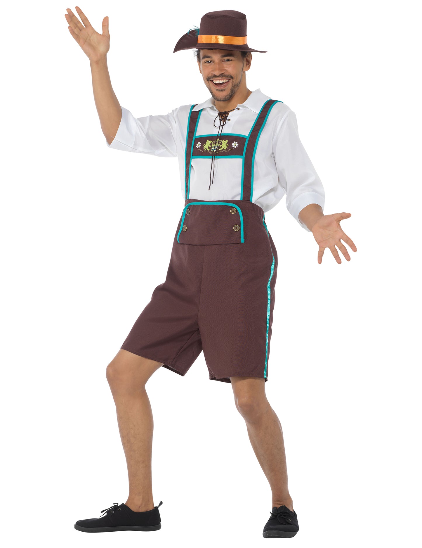 Vue de profil du déguisement bavarois