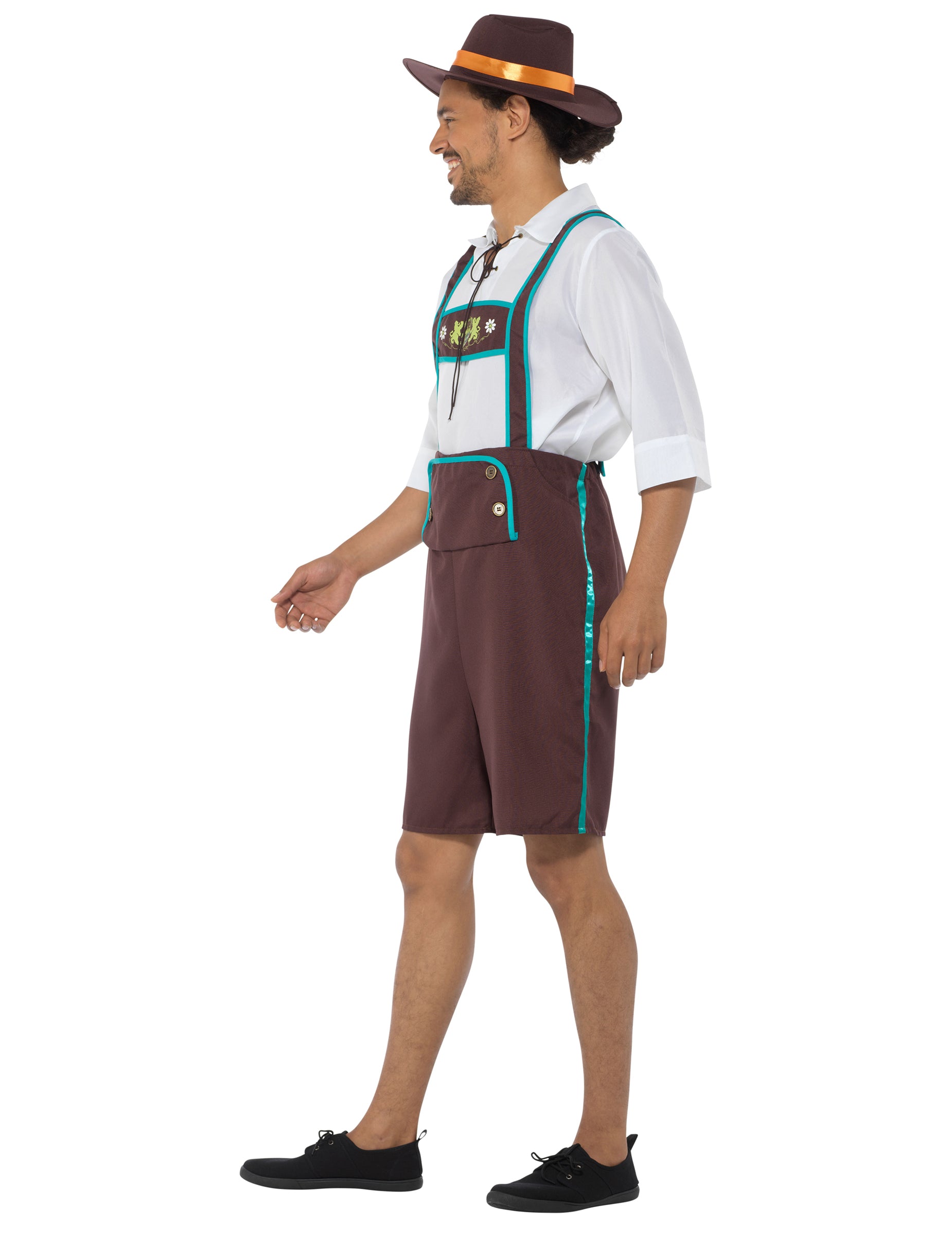 Vue de profil du déguisement bavarois