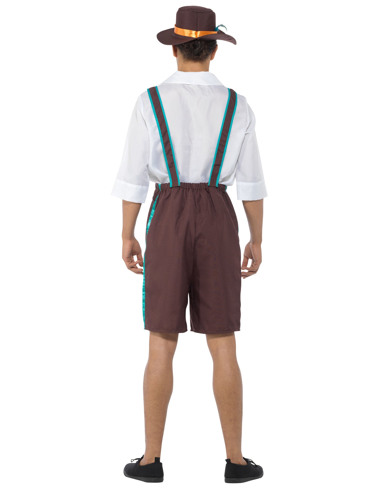 Vue de dos du déguisement bavarois