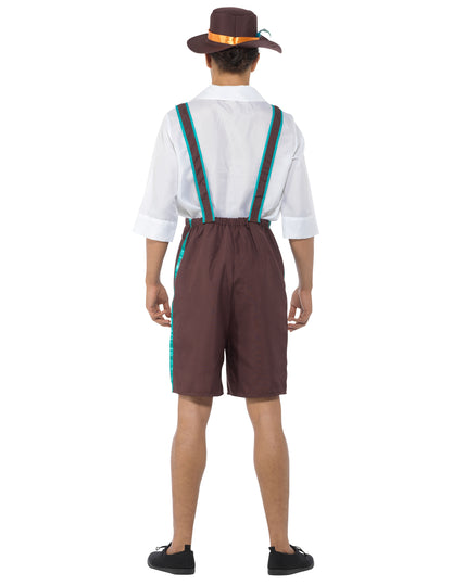 Vue de dos du déguisement bavarois