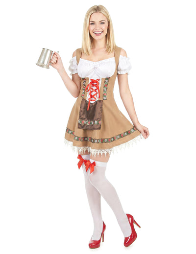 Dirndl Bayerin Kostüm für Damen