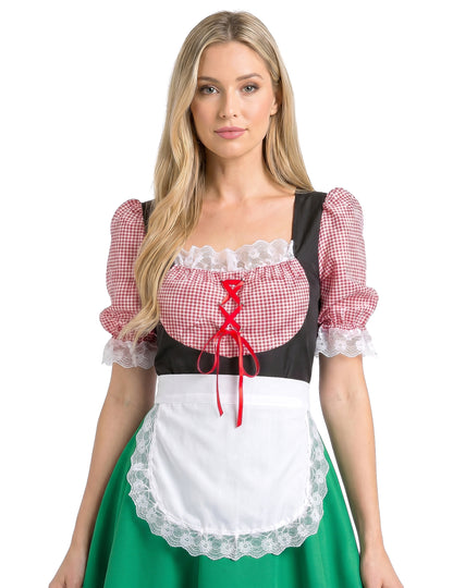 Déguisement bavaroise colorée femme