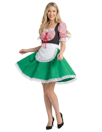 Déguisement bavaroise colorée femme